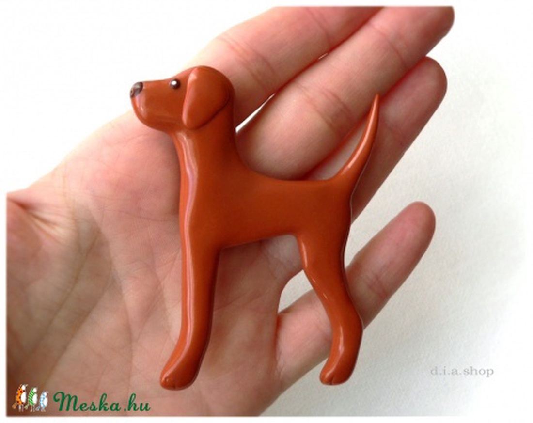 Vizsla kutya - hűtőmágnes -  - Meska.hu
