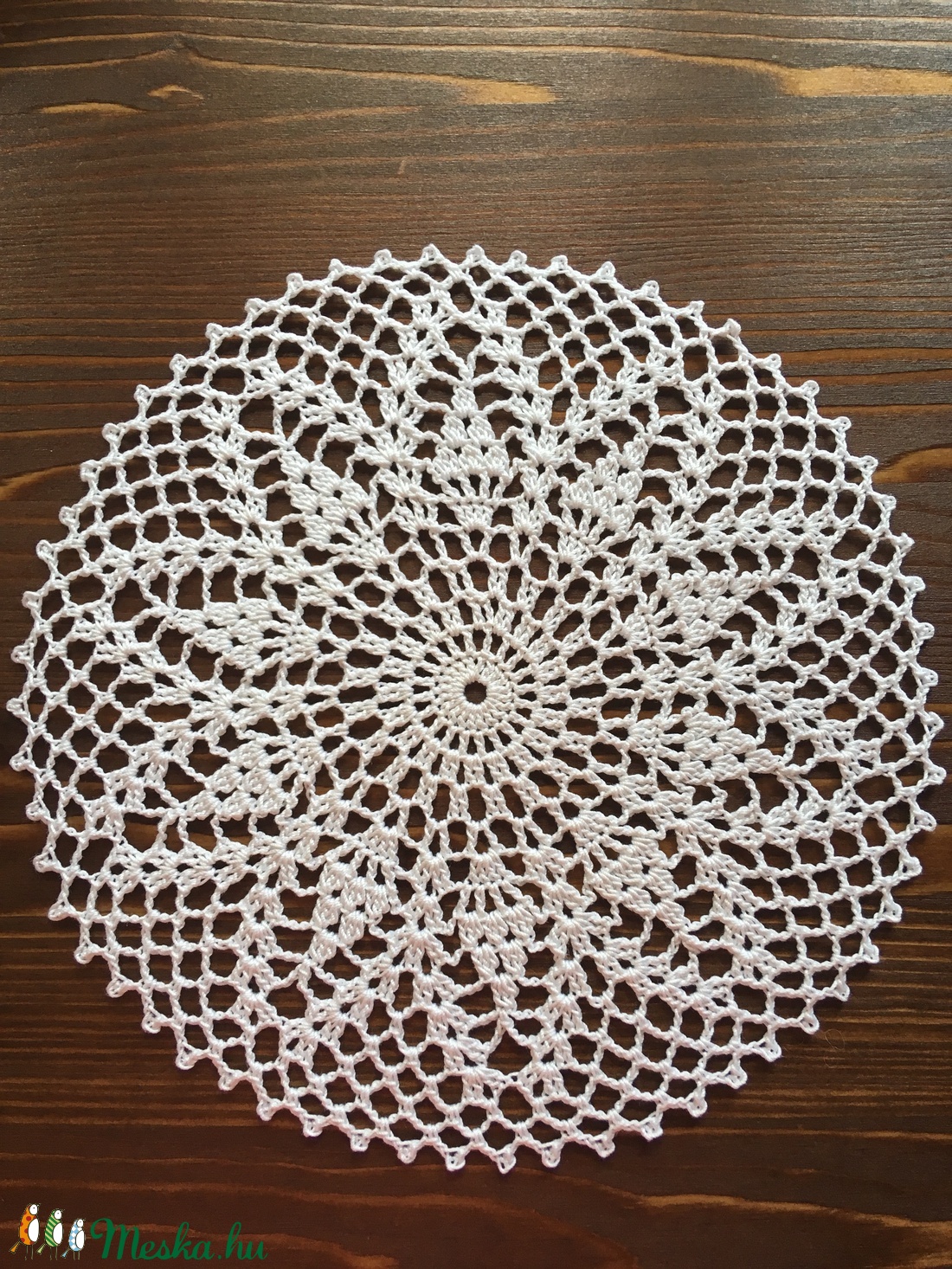 Horgolt fehér terítő -  - Meska.hu