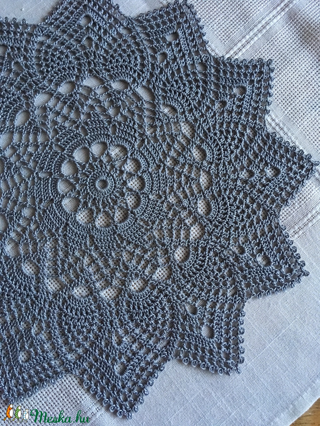 Horgolt ezüst terítő -  - Meska.hu