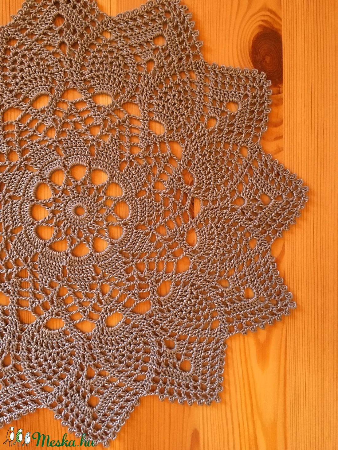 Horgolt ezüst terítő -  - Meska.hu