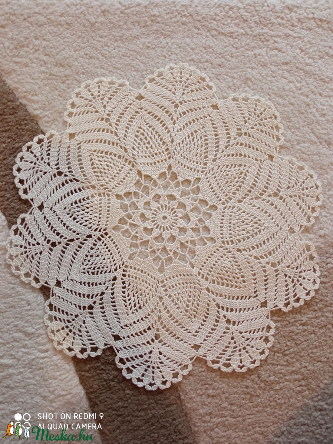 Horgolt terítő 43 cm - otthon & életmód - Meska.hu