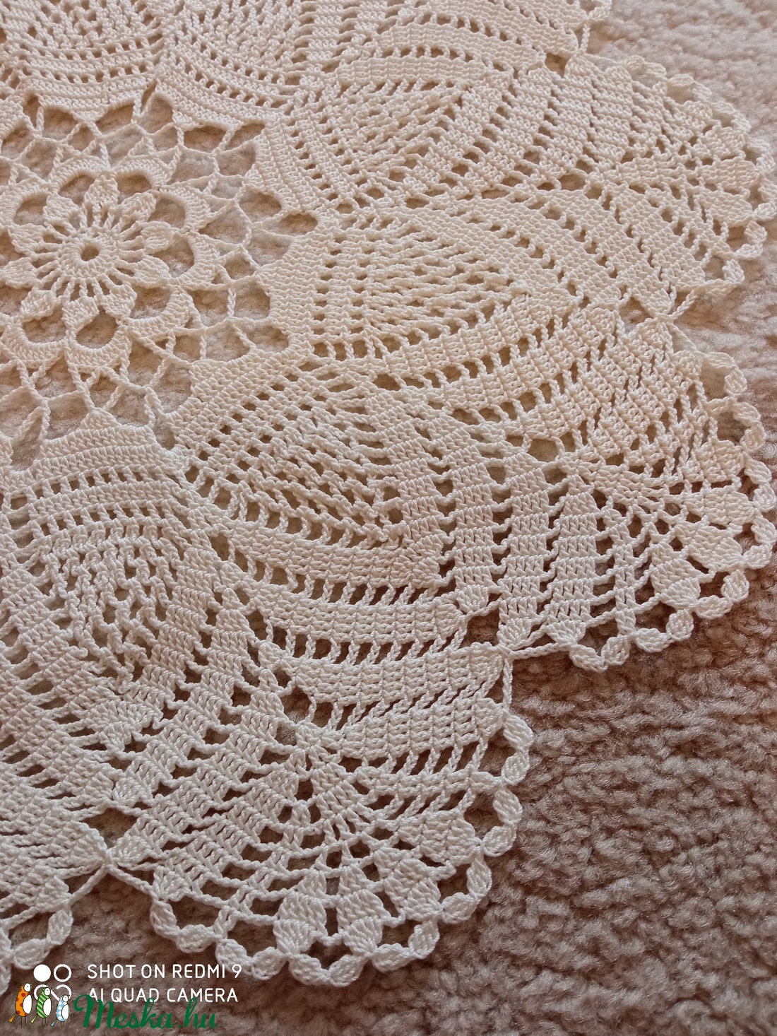 Horgolt terítő 43 cm - otthon & életmód - Meska.hu