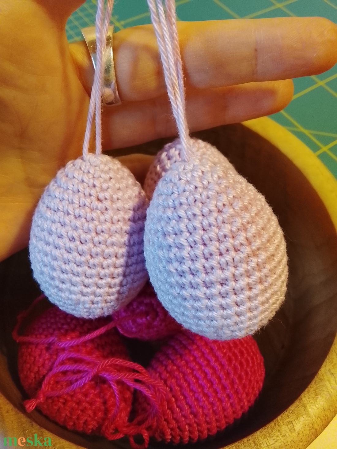 Húsvéti toj�skészlet - ünnepi díszek, dekorációk - húsvéti díszek és dekorációk - húsvéti tojás, hímestojás - Meska.hu