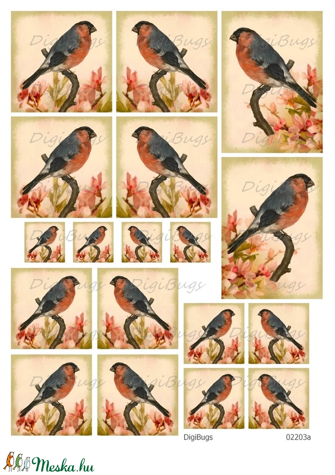 Süvöltő - nyomtatható decoupage papír  - kellékek & szerszámok - papír - Meska.hu