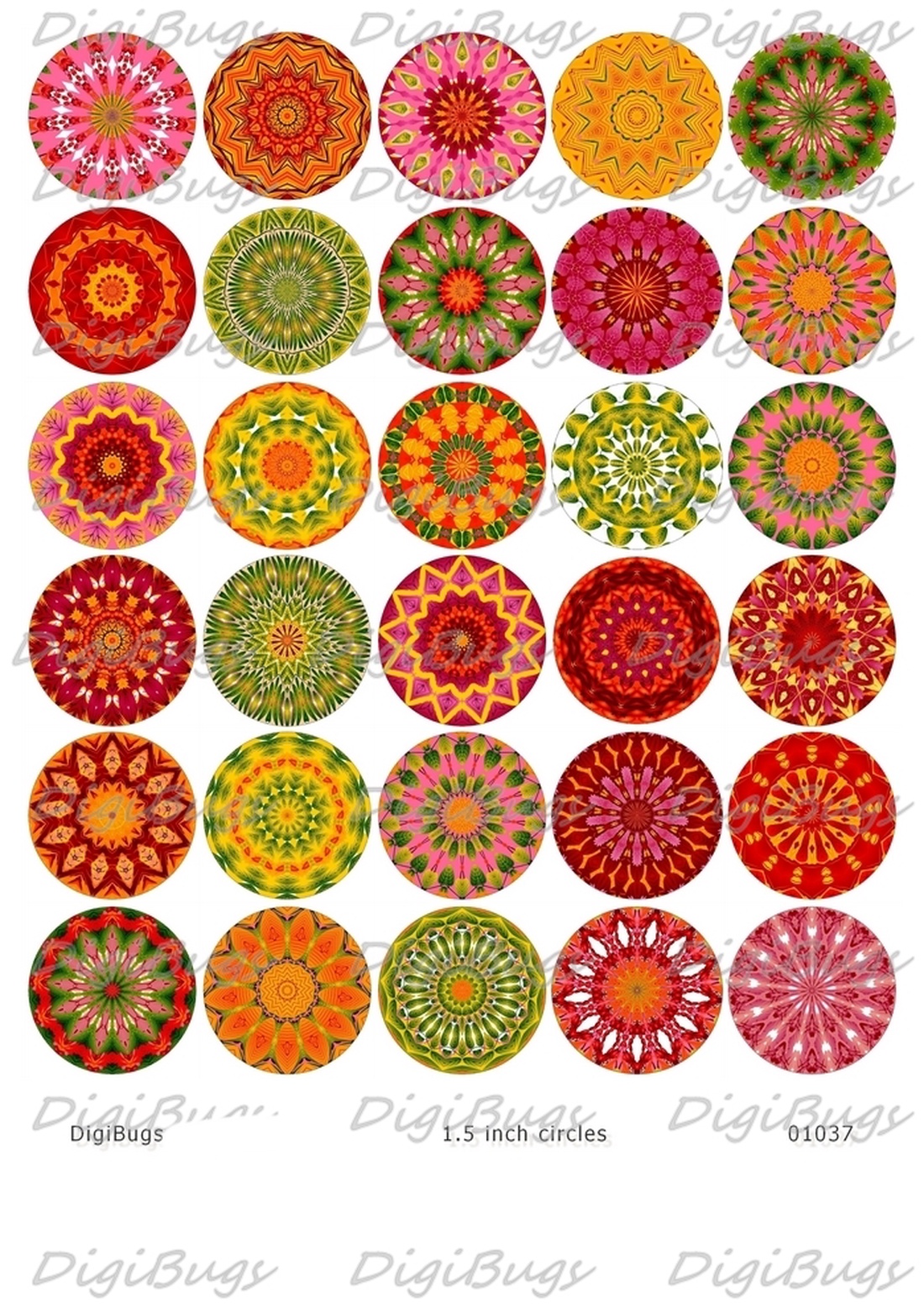 Mandala-mánia - digitális képek ékszerkészítéshez  - kellékek & szerszámok - gyöngyfűzés kellékek - Meska.hu
