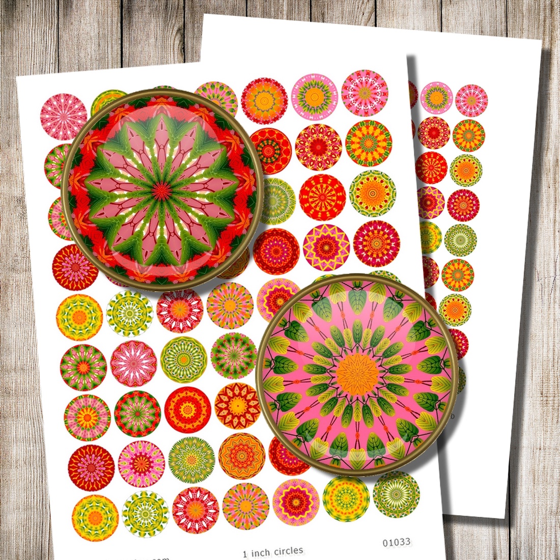 Mandala-mánia - digitális képek ékszerkészítéshez  - kellékek & szerszámok - gyöngyfűzés kellékek - Meska.hu