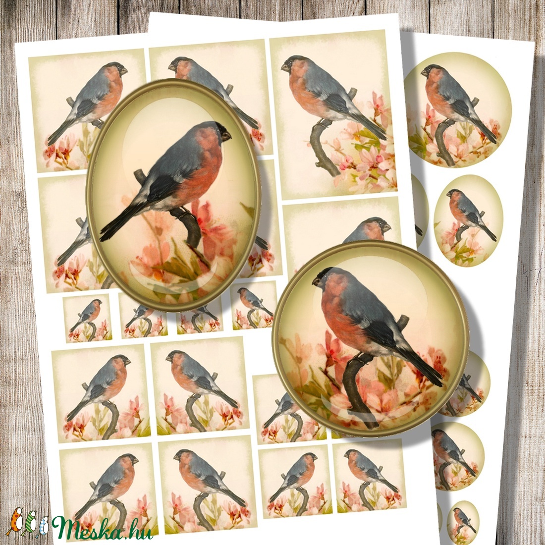 Süvöltő - nyomtatható decoupage papír  - kellékek & szerszámok - papír - Meska.hu