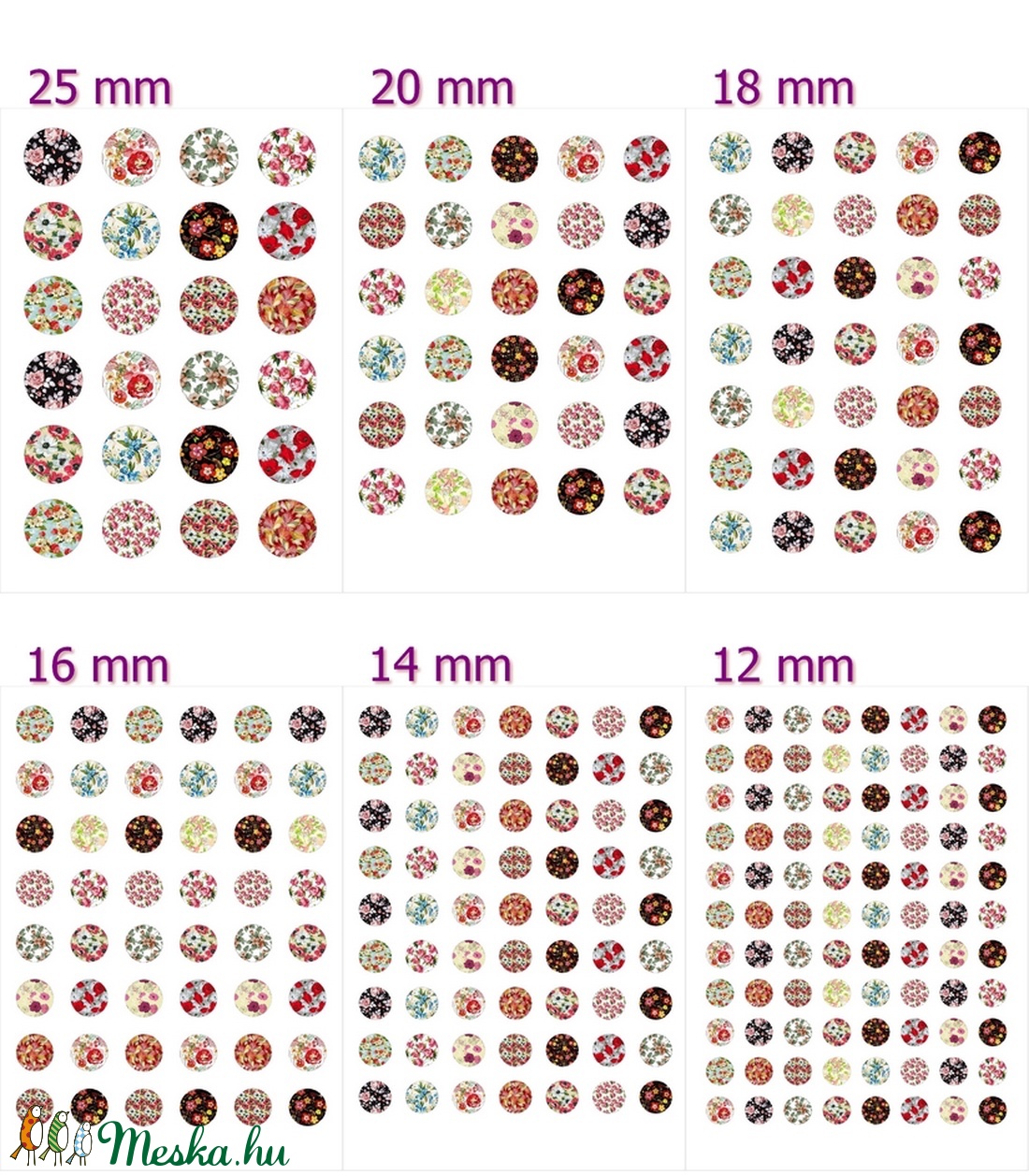 Virágminták - nyomtatott képek ékszerkészítéshez - kellékek & szerszámok - gyöngyfűzés kellékek - üveglencse - Meska.hu Virágminták - nyomtatott képek ékszerkészítéshez - kellékek & szerszámok - gyöngyfűzés kellékek - üveglencse - Meska.hu