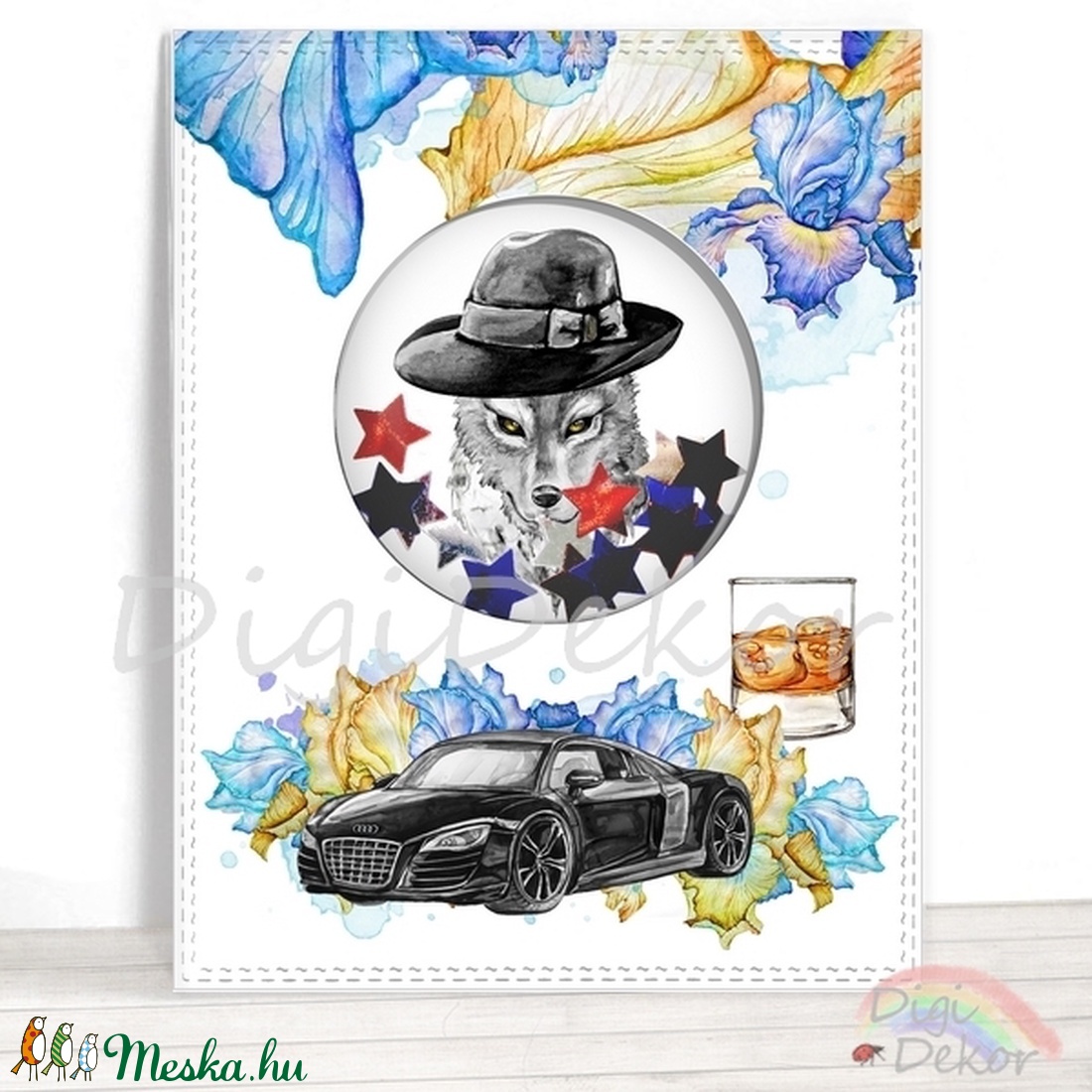 Ajándék férfiaknak, férfias ajándékkísérő, rázható képeslap, shaker card, gengszter, autó, kocsi, Audi, farkas, whiskey - - Meska.hu Ajándék férfiaknak, férfias ajándékkísérő, rázható képeslap, shaker card, gengszter, autó, kocsi, Audi, farkas, whiskey - - Meska.hu