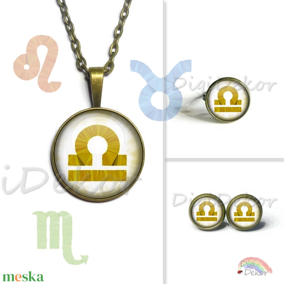 Horoszkópos ékszer, csillagjegyes nyaklánc, asztrológia, zodiákus jegyek, 12 változatban - ékszer - nyaklánc - medálos nyaklánc - Meska.hu Horoszkópos ékszer, csillagjegyes nyaklánc, asztrológia, zodiákus jegyek, 12 változatban - ékszer - nyaklánc - medálos nyaklánc - Meska.hu