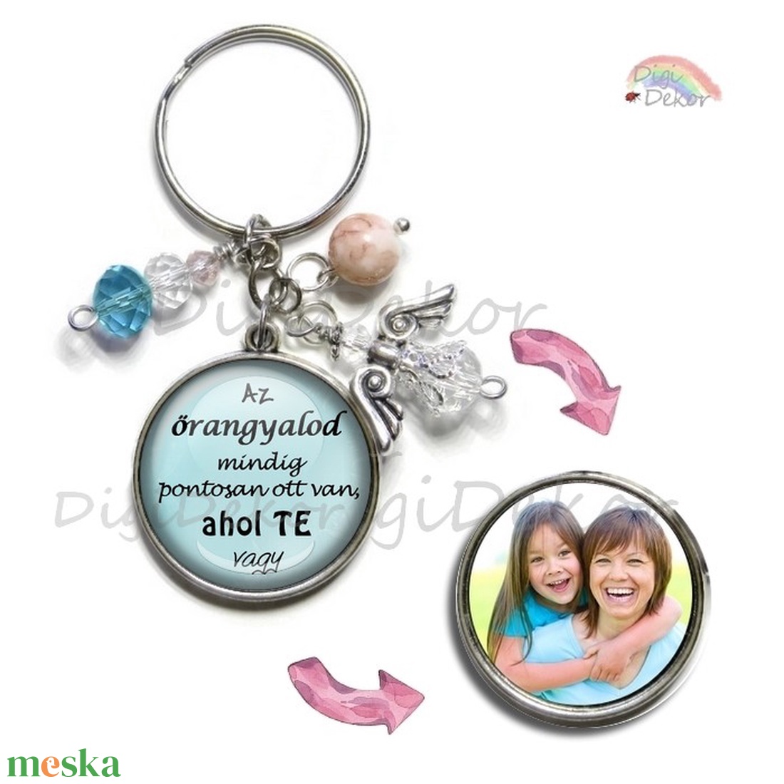 Feliratos, fényképes autós őrangyal kulcstartó, kétoldalas medállal, üveggyöngyökkel díszítve. Autós ajándék Apának. - táska & tok - kulcstartó & táskadísz - kulcstartó - Meska.hu Feliratos, fényképes autós őrangyal kulcstartó, kétoldalas medállal, üveggyöngyökkel díszítve. Autós ajándék Apának. - táska & tok - kulcstartó & táskadísz - kulcstartó - Meska.hu