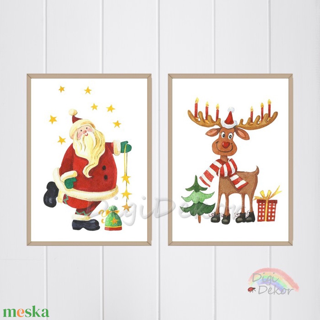 Télapó, rénszarvas, téli faliképek gyerekszobába, karácsonyi dekoráció, akvarell, mikulás, karácsony, A4-es print - karácsony - karácsonyi lakásdekoráció - karácsonyi lakásdíszek - Meska.hu Télapó, rénszarvas, téli faliképek gyerekszobába, karácsonyi dekoráció, akvarell, mikulás, karácsony, A4-es print - karácsony - karácsonyi lakásdekoráció - karácsonyi lakásdíszek - Meska.hu
