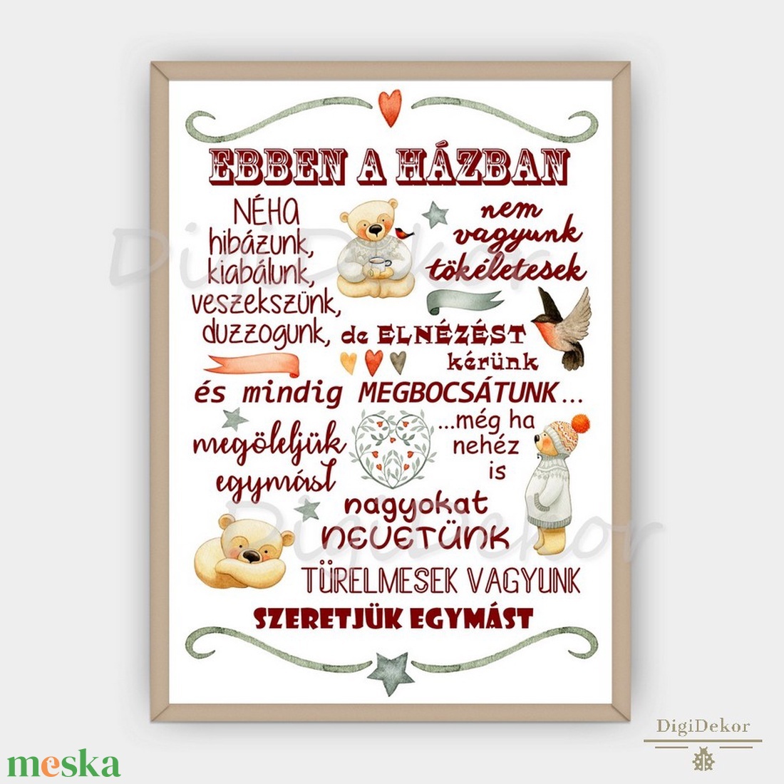 Őszi, macis Ebben a házban... táblakép. Családi ajándék, fali dekoráció konyhába, étkezőbe, nappaliba. Nagymamának. - otthon & életmód - dekoráció - fali és függő dekoráció - falra akasztható dekor - Meska.hu Őszi, macis Ebben a házban... táblakép. Családi ajándék, fali dekoráció konyhába, étkezőbe, nappaliba. Nagymamának. - otthon & életmód - dekoráció - fali és függő dekoráció - falra akasztható dekor - Meska.hu