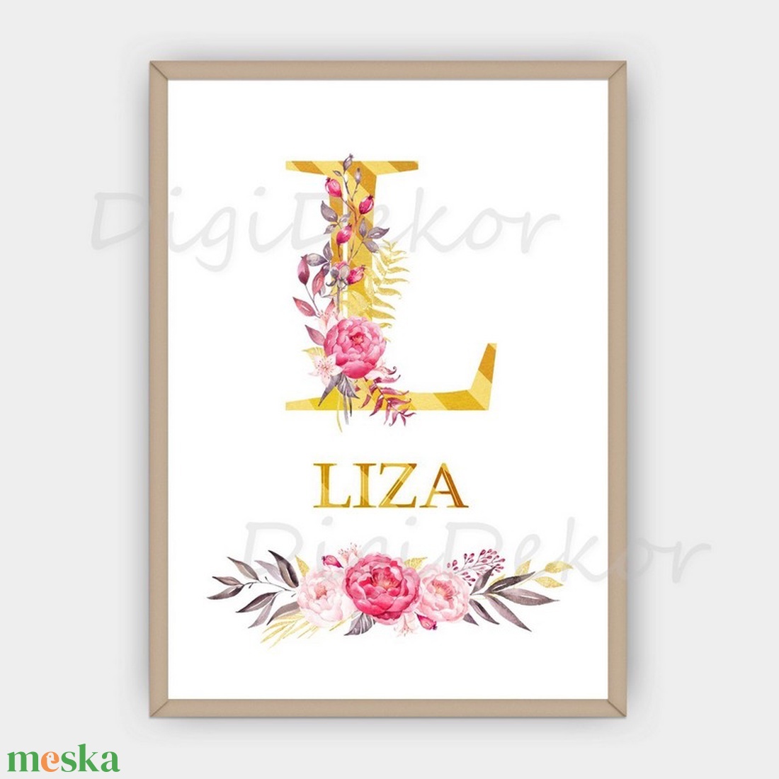 Virágokkal díszített monogram nőknek, lányoknak. Névnapi táblakép. - játék & sport - keresztelőajándékok - Meska.hu Virágokkal díszített monogram nőknek, lányoknak. Névnapi táblakép. - játék & sport - keresztelőajándékok - Meska.hu