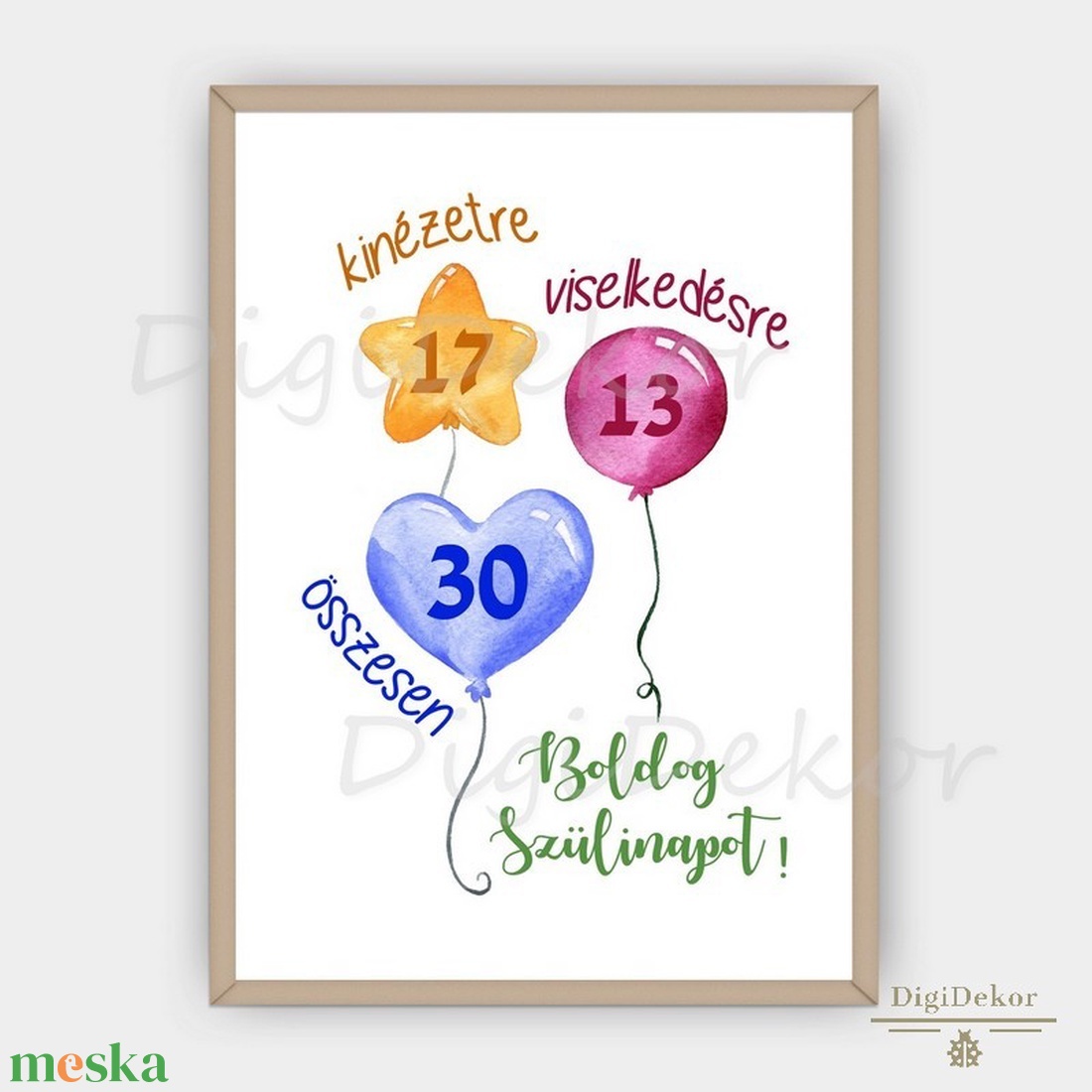 Vicces szülinapi poszter, születésnapi ajándék falikép, print vagy tábalkép. A4, A3. Egyedi évszámos kép, lufikkal. - otthon & életmód - dekoráció - kép & falikép - táblakép - Meska.hu Vicces szülinapi poszter, születésnapi ajándék falikép, print vagy tábalkép. A4, A3. Egyedi évszámos kép, lufikkal. - otthon & életmód - dekoráció - kép & falikép - táblakép - Meska.hu
