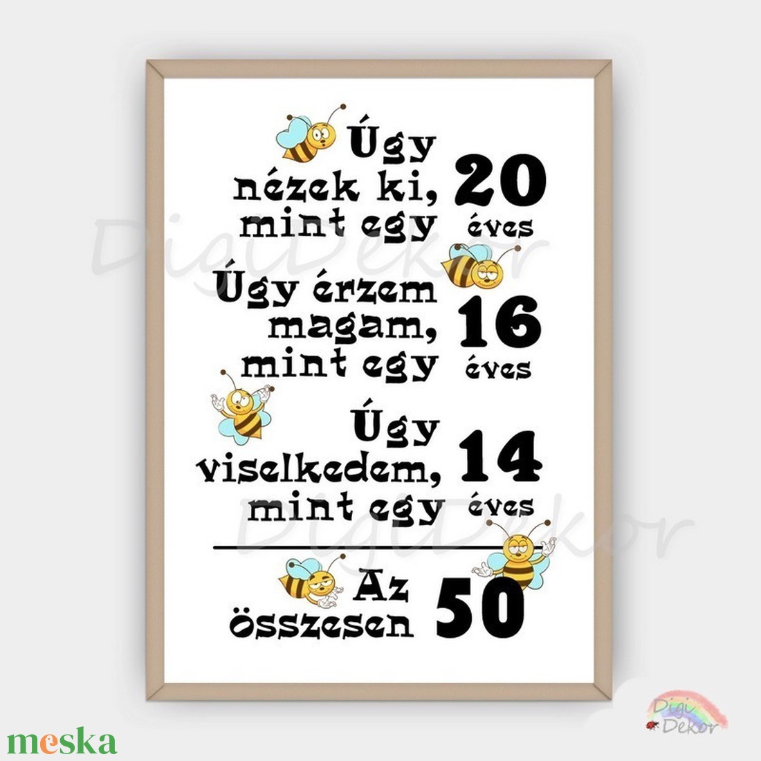 Jópofa, méhecskés szülinapi ajándék, vidám születésnapi poszter. Táblakép, falikép számokkal. A4, A3, print vagy tábla. - otthon & életmód - dekoráció - kép & falikép - táblakép - Meska.hu Jópofa, méhecskés szülinapi ajándék, vidám születésnapi poszter. Táblakép, falikép számokkal. A4, A3, print vagy tábla. - otthon & életmód - dekoráció - kép & falikép - táblakép - Meska.hu