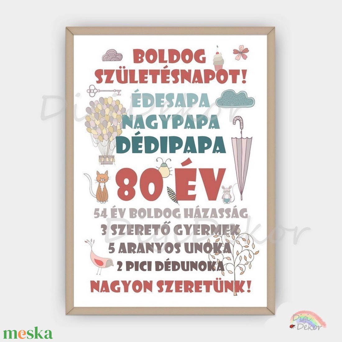Születésnapi poszter dédipapának, nagypapának. Egyedi szülinapi ajándék nőknek. Színes, hangulatos táblakép, A4, A3. - otthon & életmód - dekoráció - kép & falikép - poszter - Meska.hu Születésnapi poszter dédipapának, nagypapának. Egyedi szülinapi ajándék nőknek. Színes, hangulatos táblakép, A4, A3. - otthon & életmód - dekoráció - kép & falikép - poszter - Meska.hu