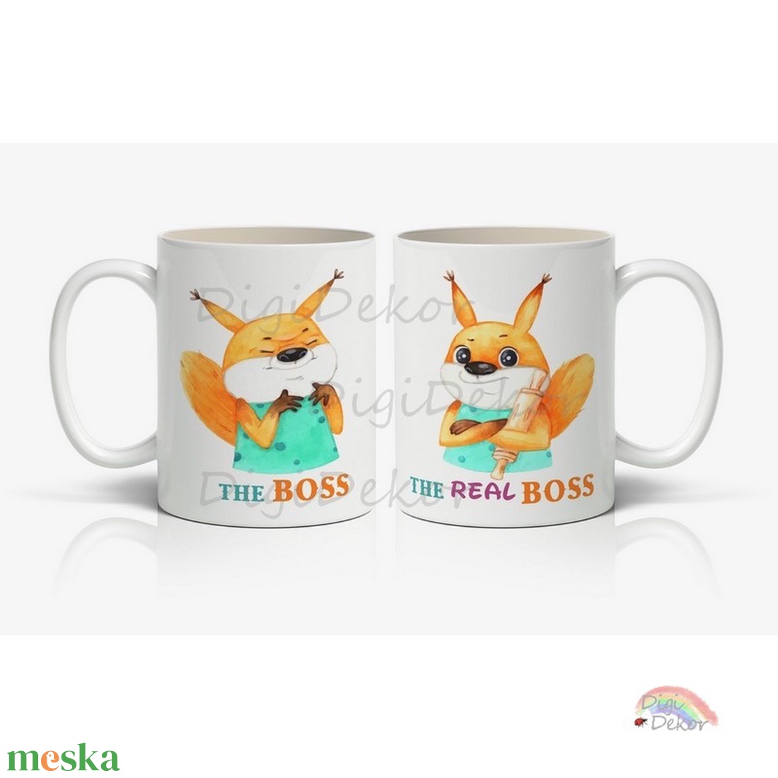 Mókusos The Boss, The Real Boss, páros ajándék. Évfordulóra, esküvőre. 2 db-os szett, Feliratos kerámia bögrék. - otthon & életmód - konyhafelszerelés, tálalás - tálalás - bögre & csésze - Meska.hu Mókusos The Boss, The Real Boss, páros ajándék. Évfordulóra, esküvőre. 2 db-os szett, Feliratos kerámia bögrék. - otthon & életmód - konyhafelszerelés, tálalás - tálalás - bögre & csésze - Meska.hu
