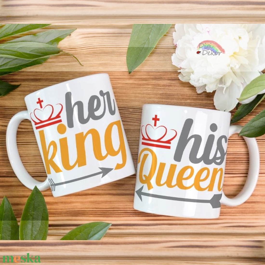 King - Queen feliratos bögreszett, 2 db bögre, páros ajándék, nászajándék, évfordulós meglepetés. - otthon & életmód - konyhafelszerelés, tálalás - tálalás - bögre & csésze - Meska.hu King - Queen feliratos bögreszett, 2 db bögre, páros ajándék, nászajándék, évfordulós meglepetés. - otthon & életmód - konyhafelszerelés, tálalás - tálalás - bögre & csésze - Meska.hu