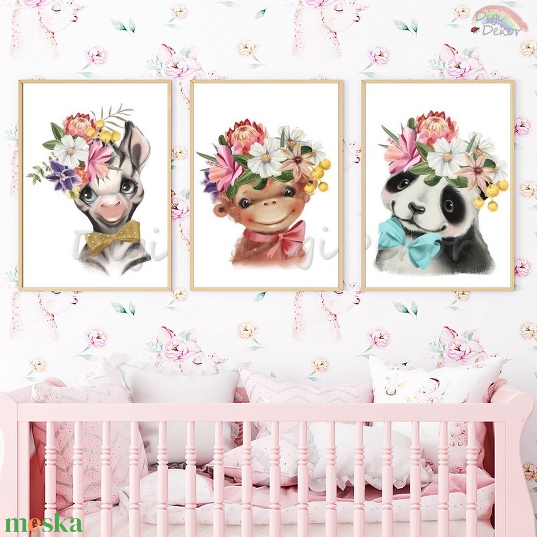 Állatok virágkoszorúval. Csodaszép képek gyerekszobába, babaszobába. Zebra, majom, tigris, panda. A4-es, A3-as print. - otthon & életmód - babaszoba, gyerekszoba - babaszoba dekoráció - Meska.hu Állatok virágkoszorúval. Csodaszép képek gyerekszobába, babaszobába. Zebra, majom, tigris, panda. A4-es, A3-as print. - otthon & életmód - babaszoba, gyerekszoba - babaszoba dekoráció - Meska.hu