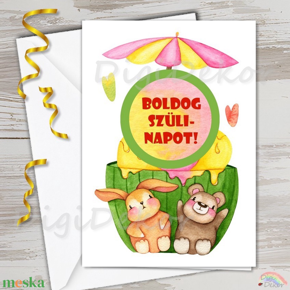 Nyári hangulatú, nyuszis-macis szülinapi képeslap. Aranyos üdvözlőlap gyerekeknek. - otthon & életmód - papír, írószer - ajándékozás kellékei - képeslap, üdvözlőlap - Meska.hu Nyári hangulatú, nyuszis-macis szülinapi képeslap. Aranyos üdvözlőlap gyerekeknek. - otthon & életmód - papír, írószer - ajándékozás kellékei - képeslap, üdvözlőlap - Meska.hu