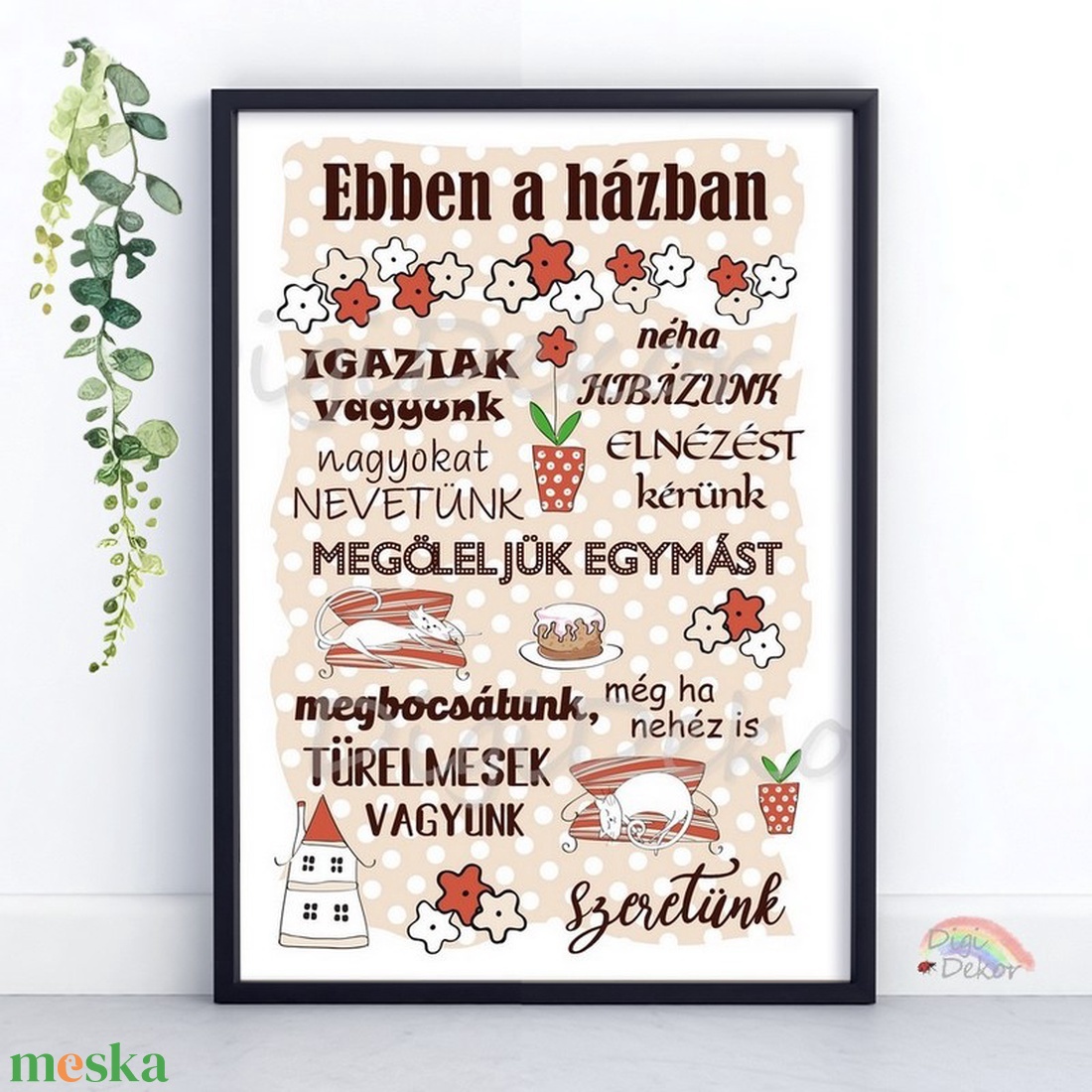 Családi szabályok díszítéssel. Ebben a házban... táblakép virágokkal. Csodaszép ajándék házavatóra, karácsonyra. - otthon & életmód - dekoráció - fali és függő dekoráció - falra akasztható dekor - Meska.hu Családi szabályok díszítéssel. Ebben a házban... táblakép virágokkal. Csodaszép ajándék házavatóra, karácsonyra. - otthon & életmód - dekoráció - fali és függő dekoráció - falra akasztható dekor - Meska.hu