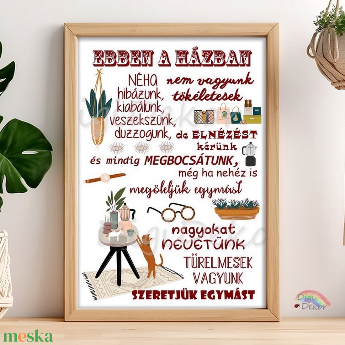 Ebben a házban... táblakép, családi szabályok kedves, modern rajzokkal. Tökéletes ajándék házavatóra, karácsonyra. - otthon & életmód - dekoráció - fali és függő dekoráció - falra akasztható dekor - Meska.hu Ebben a házban... táblakép, családi szabályok kedves, modern rajzokkal. Tökéletes ajándék házavatóra, karácsonyra. - otthon & életmód - dekoráció - fali és függő dekoráció - falra akasztható dekor - Meska.hu
