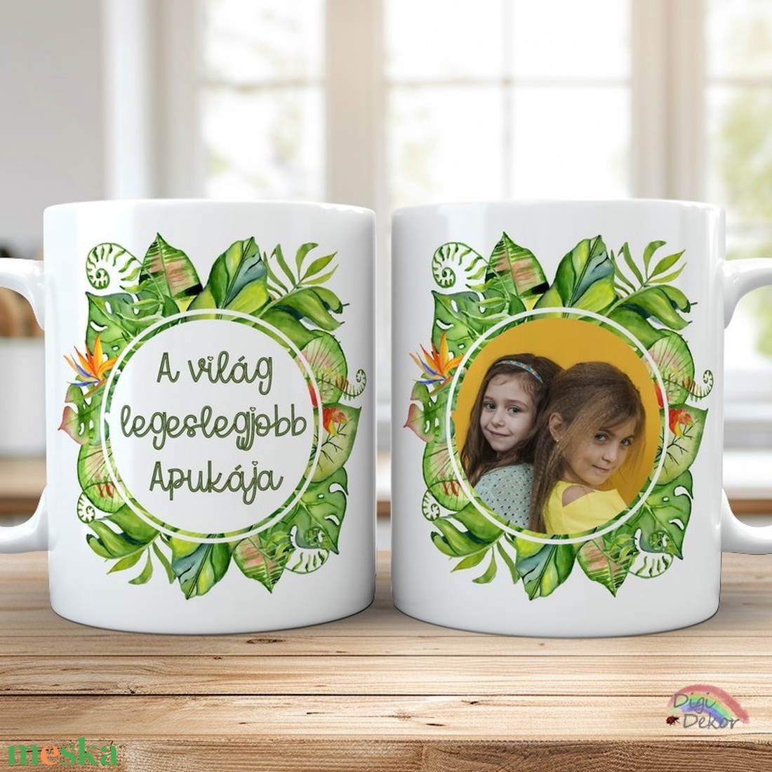 Fotós, feliratos bögre Apának. A világ legeslegjobb apukája felirattal, trópusi növényes díszítéssel. - otthon & életmód - konyhafelszerelés, tálalás - tálalás - bögre & csésze - Meska.hu Fotós, feliratos bögre Apának. A világ legeslegjobb apukája felirattal, trópusi növényes díszítéssel. - otthon & életmód - konyhafelszerelés, tálalás - tálalás - bögre & csésze - Meska.hu