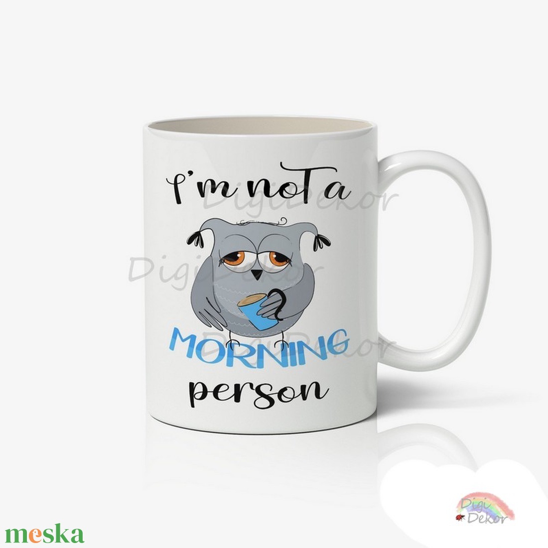 Álmos baglyos bögre I'm not a morning person felirattal. - otthon & életmód - konyhafelszerelés, tálalás - tálalás - bögre & csésze - Meska.hu Álmos baglyos bögre I'm not a morning person felirattal. - otthon & életmód - konyhafelszerelés, tálalás - tálalás - bögre & csésze - Meska.hu