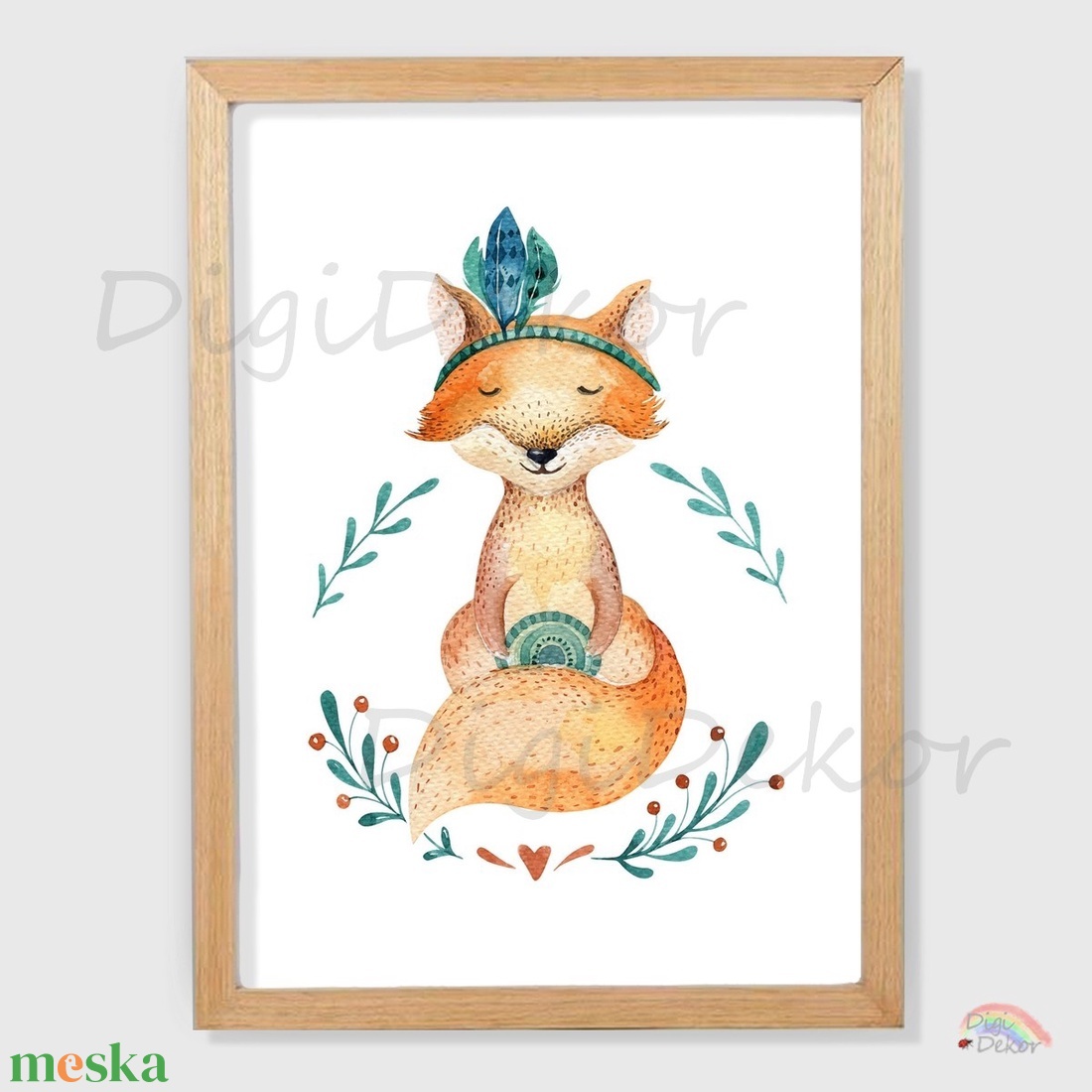 Aranyos, bohém stílusú, rókás falikép gyerekszobába. Keretes kép, táblakép gyerekeknek. A4-es, A3-as print. - otthon & életmód - babaszoba, gyerekszoba - babaszoba kép - Meska.hu Aranyos, bohém stílusú, rókás falikép gyerekszobába. Keretes kép, táblakép gyerekeknek. A4-es, A3-as print. - otthon & életmód - babaszoba, gyerekszoba - babaszoba kép - Meska.hu