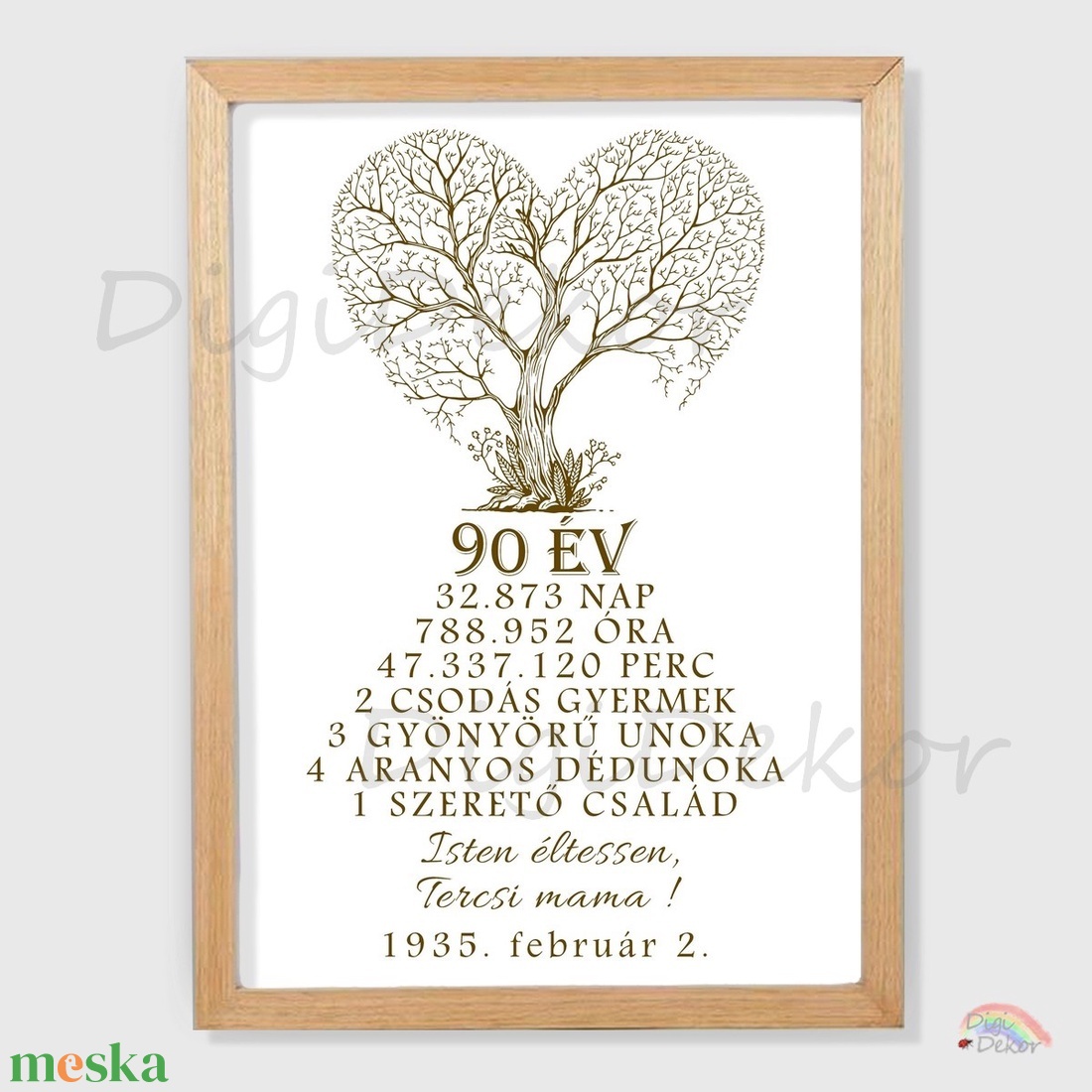 Életfával díszített Születésnapi falikép nagyszülőnek, dédszülőnek. Natúr / barna betűszín. - otthon & életmód - dekoráció - kép & falikép - poszter - Meska.hu Életfával díszített Születésnapi falikép nagyszülőnek, dédszülőnek. Natúr / barna betűszín. - otthon & életmód - dekoráció - kép & falikép - poszter - Meska.hu