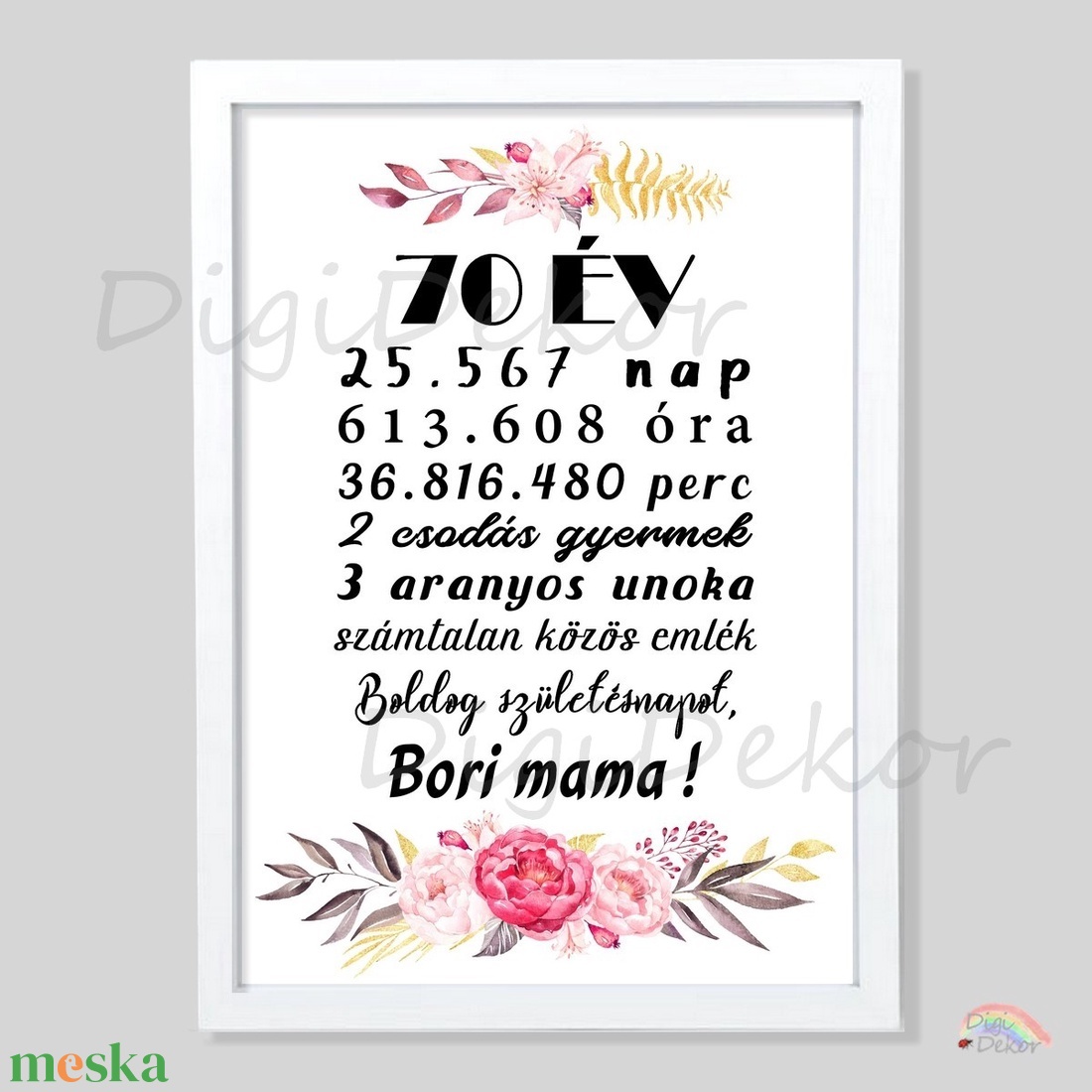 Virágos falikép születésnapra. Egyedi táblakép Nagymamának. Gyerekek, unokák. - otthon & életmód - dekoráció - kép & falikép - poszter - Meska.hu Virágos falikép születésnapra. Egyedi táblakép Nagymamának. Gyerekek, unokák. - otthon & életmód - dekoráció - kép & falikép - poszter - Meska.hu