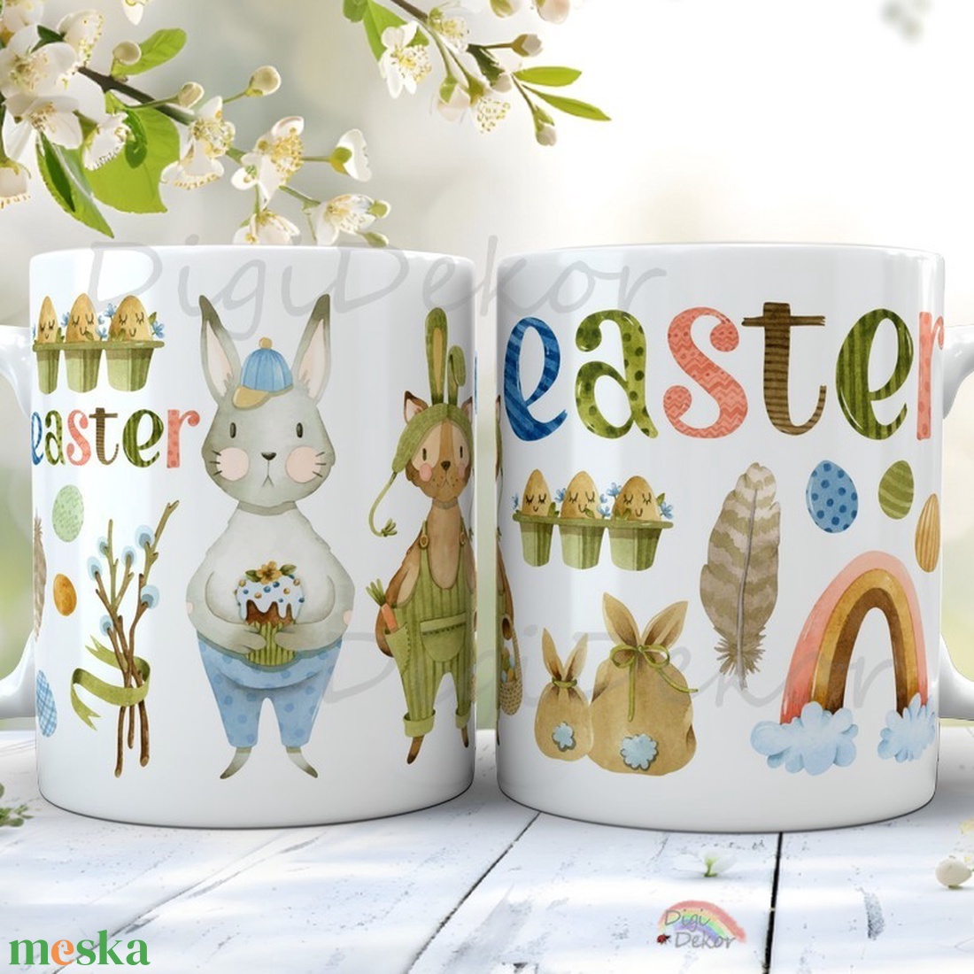 Nyuszis húsvéti bögre Easter felirattal. Kerámia bögre húsvétra. - otthon & életmód - konyhafelszerelés, tálalás - tálalás - bögre & csésze - Meska.hu Nyuszis húsvéti bögre Easter felirattal. Kerámia bögre húsvétra. - otthon & életmód - konyhafelszerelés, tálalás - tálalás - bögre & csésze - Meska.hu