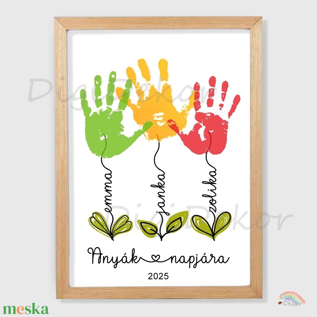 Tenyérlenyomatos ajándék anyának, mamának. 3 gyerekhez. Névre szóló virágok. DIY ajándék. - otthon & életmód - dekoráció - kép & falikép - poszter - Meska.hu Tenyérlenyomatos ajándék anyának, mamának. 3 gyerekhez. Névre szóló virágok. DIY ajándék. - otthon & életmód - dekoráció - kép & falikép - poszter - Meska.hu