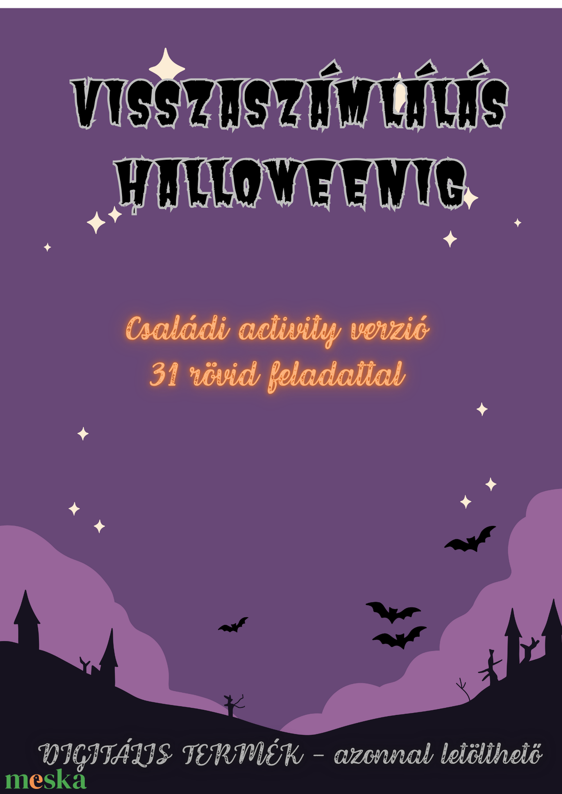 Halloween visszaszámláló (31 napos activity) - otthon & életmód - papír, írószer - naptár & tervező - Meska.hu Halloween visszaszámláló (31 napos activity) - otthon & életmód - papír, írószer - naptár & tervező - Meska.hu