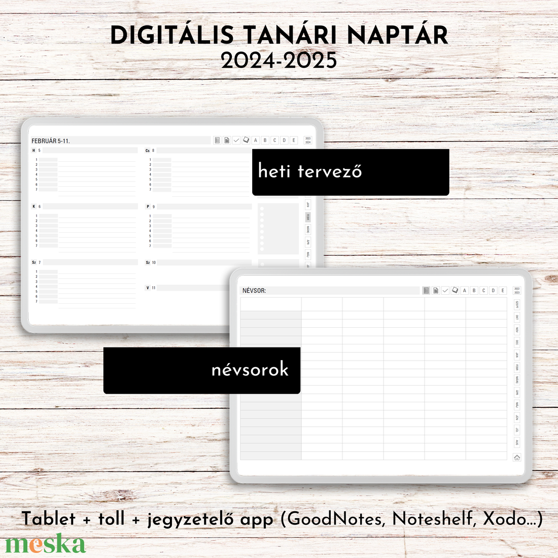 Digitális tanári naptár a 2024-2025-ös tanévre - otthon & életmód - papír, írószer - naptár & tervező - Meska.hu Digitális tanári naptár a 2024-2025-ös tanévre - otthon & életmód - papír, írószer - naptár & tervező - Meska.hu