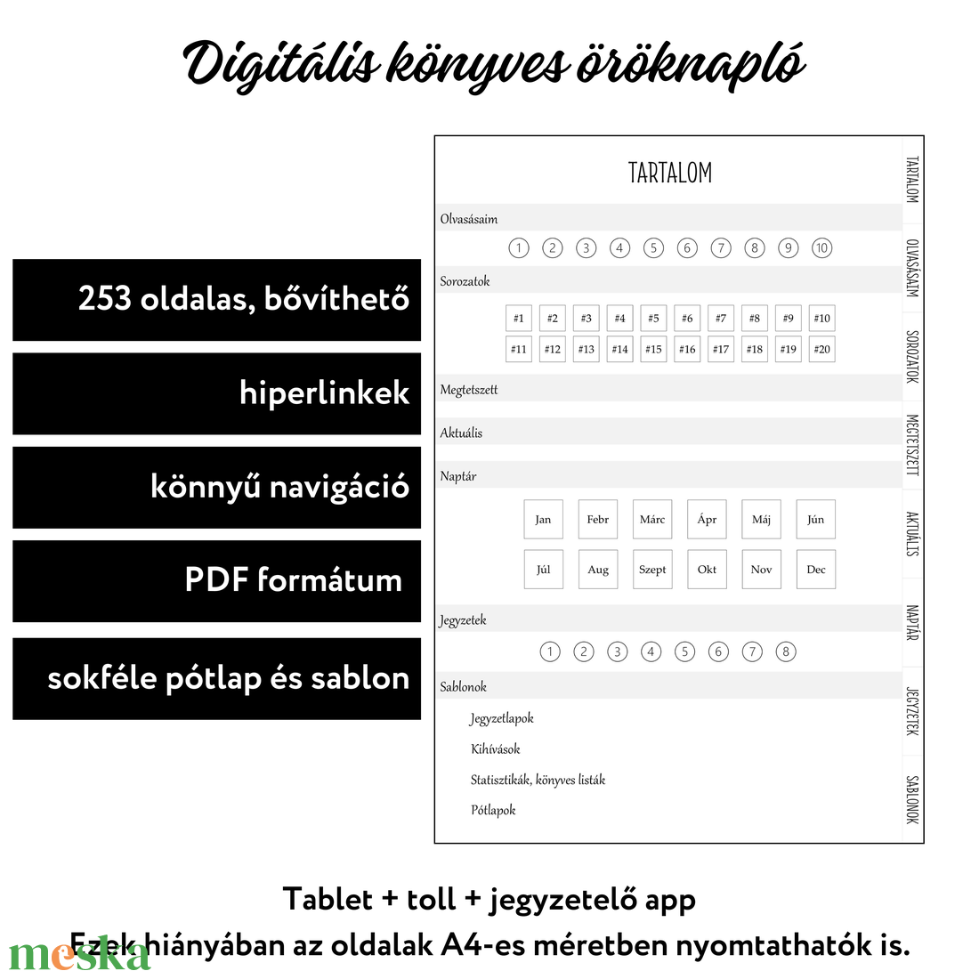 Digitális könyves napló - otthon & életmód - papír, írószer - jegyzetfüzet & napló - Meska.hu Digitális könyves napló - otthon & életmód - papír, írószer - jegyzetfüzet & napló - Meska.hu