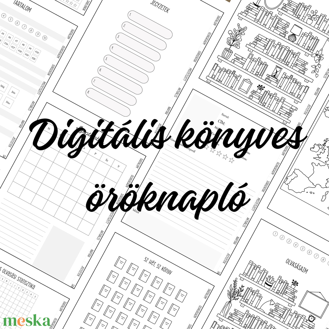 Digitális könyves napló - otthon & életmód - papír, írószer - jegyzetfüzet & napló - Meska.hu Digitális könyves napló - otthon & életmód - papír, írószer - jegyzetfüzet & napló - Meska.hu