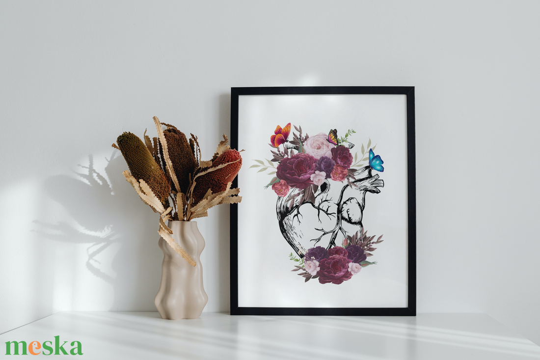 emberi szív virágokkal digitális termék - művészet - grafika & illusztráció - digitális - Meska.hu emberi szív virágokkal digitális termék - művészet - grafika & illusztráció - digitális - Meska.hu