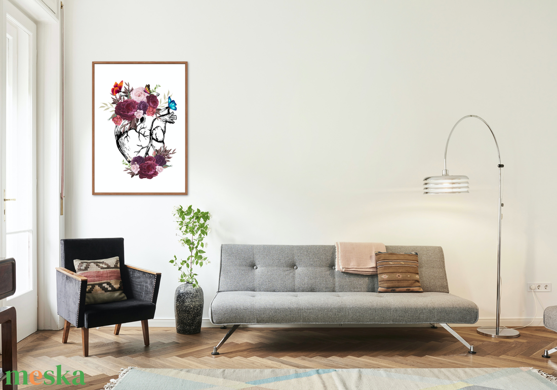 emberi szív virágokkal digitális termék - művészet - grafika & illusztráció - digitális - Meska.hu emberi szív virágokkal digitális termék - művészet - grafika & illusztráció - digitális - Meska.hu