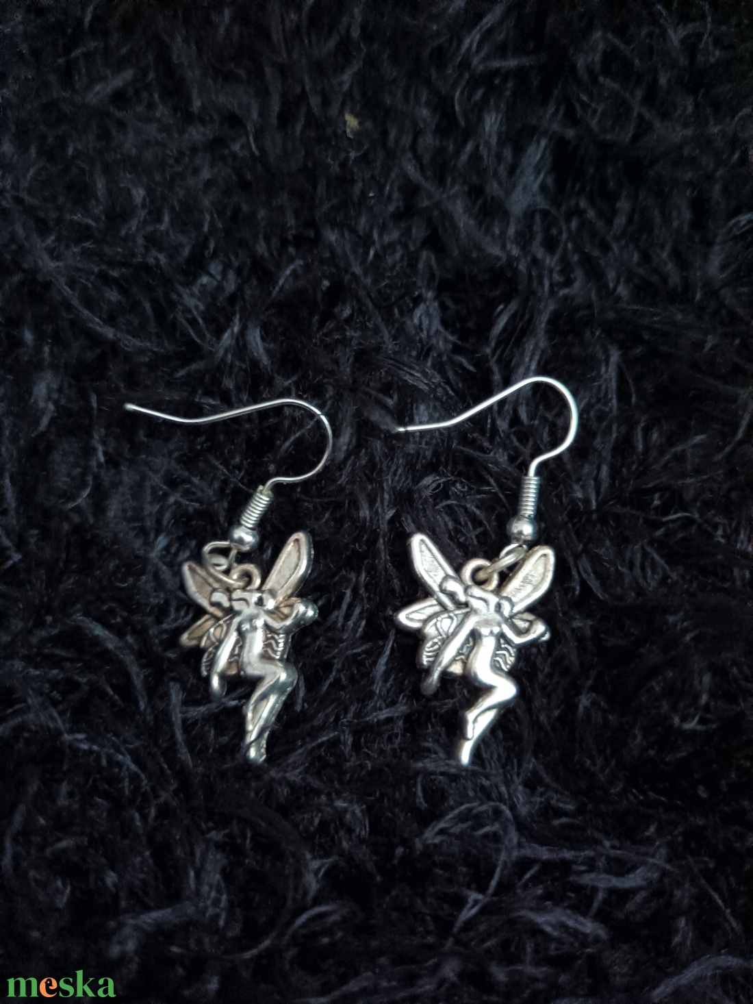 Tündérke bizsu fülbevaló  - ékszer - fülbevaló - lógó fülbevaló - Meska.hu