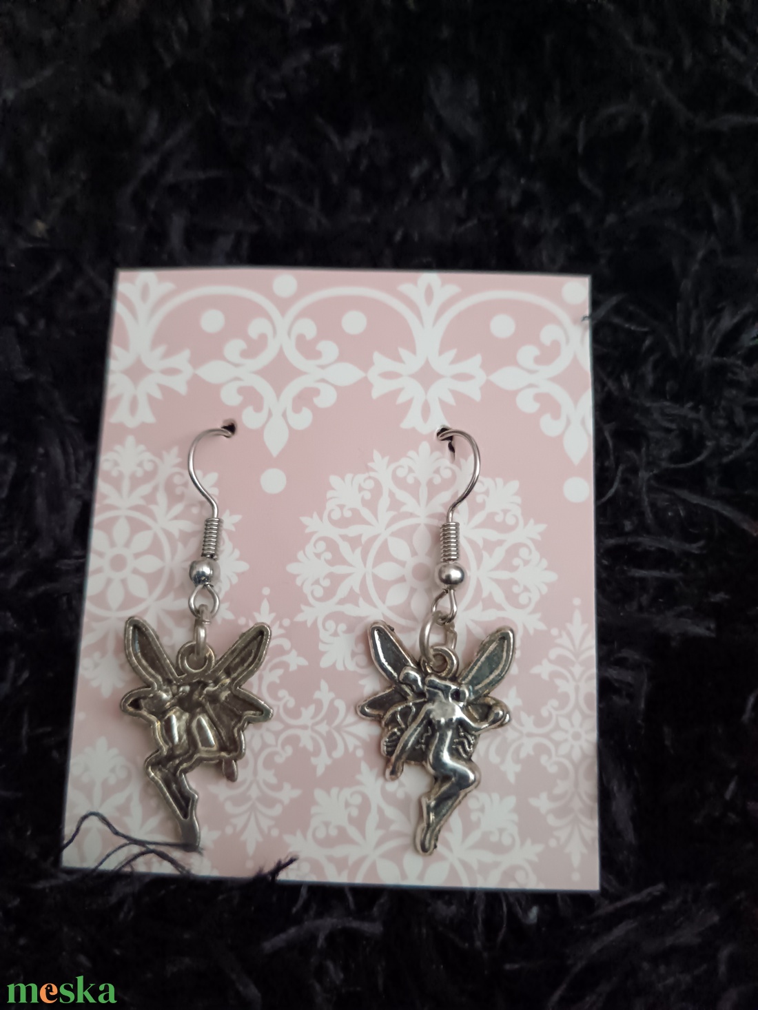 Tündérke bizsu fülbevaló  - ékszer - fülbevaló - lógó fülbevaló - Meska.hu