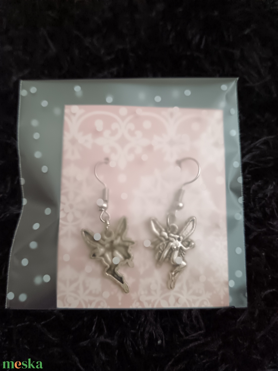 Tündérke bizsu fülbevaló  - ékszer - fülbevaló - lógó fülbevaló - Meska.hu