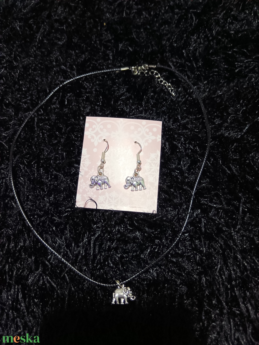 Elefántos szett nyaklánc és fülbevaló  - ékszer - ékszerszett - Meska.hu
