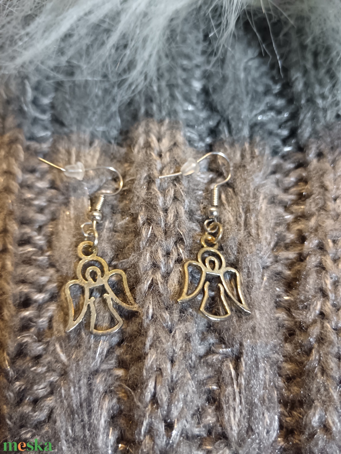 Angyal fülbevaló � védelem és béke minden napra - ékszer - fülbevaló - lógó fülbevaló - Meska.hu