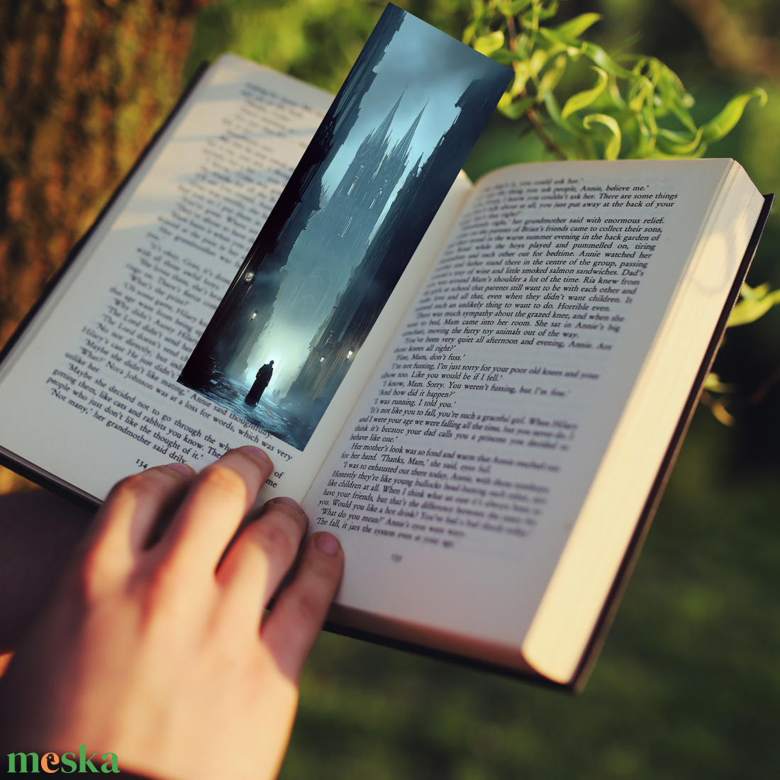 4 db-os digitális sötét fantasy könyvjelző szett � gótikus, misztikus nyomtatható könyvjelzők 5�15 cm - művészet - grafika & illusztráció - digitális - Meska.hu