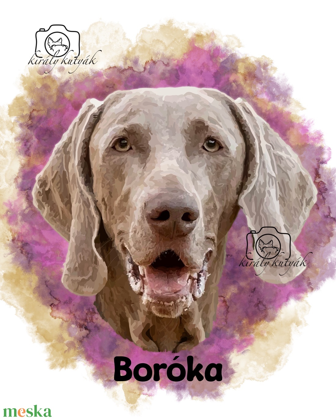 Digitális Állatportré � Egyedi portré a kedvencedről - művészet - grafika & illusztráció - digitális - Meska.hu