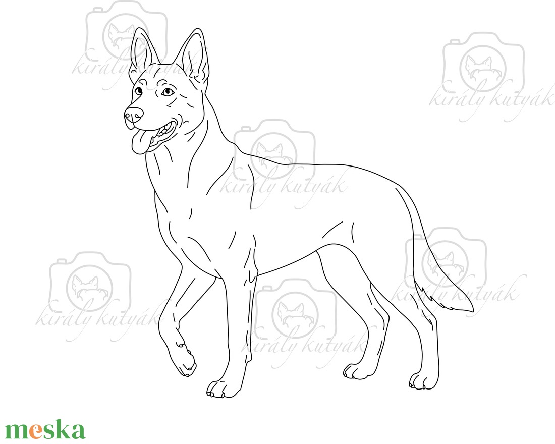 Digitális Oktatási Line Art Illusztráció Csomag - művészet - grafika & illusztráció - digitális - Meska.hu