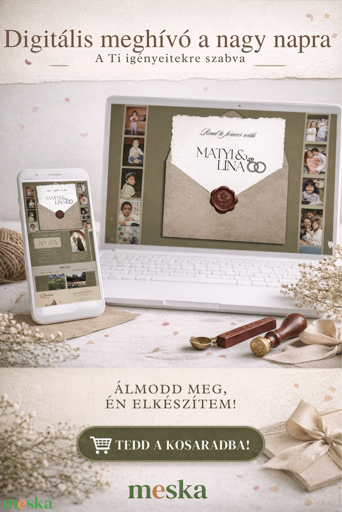 Esküvői információs weboldal - esküvő - meghívó & kártya - ültetési rend - Meska.hu