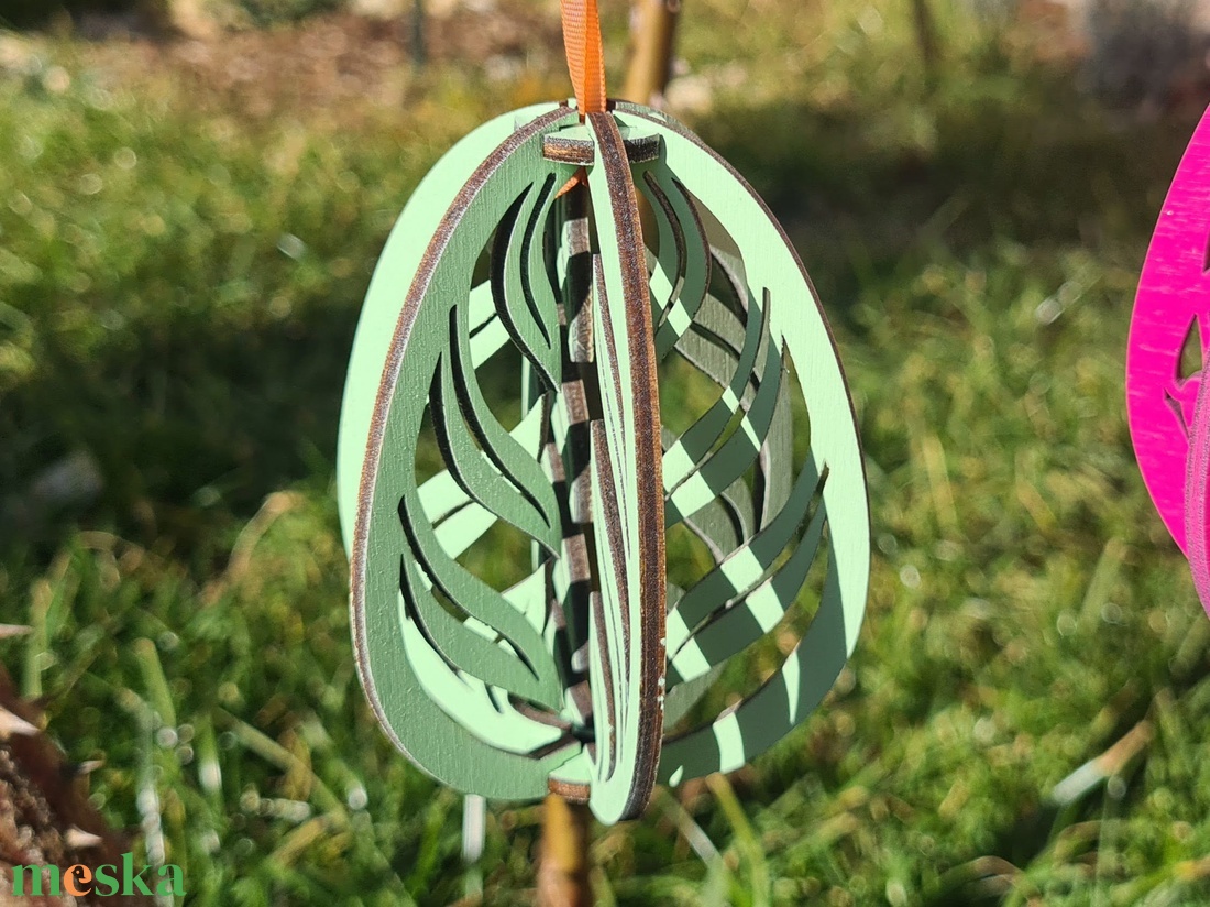 Húsvéti tojás dísz, 1 - ünnepi díszek, dekorációk - húsvéti díszek és dekorációk - húsvéti tojásfadíszek - Meska.hu